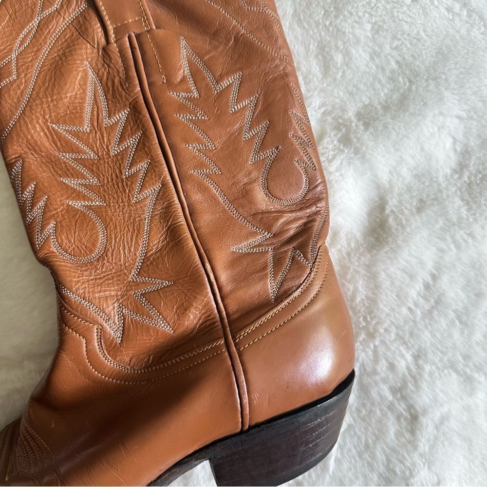 Tony Le Claire Custom Made Cowboy Boot Size 7B - Picture 2 of 12
